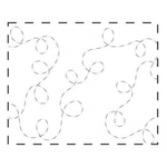 9½" Loops 26' Roll #308 - craft pattern by Quilting Made Easy