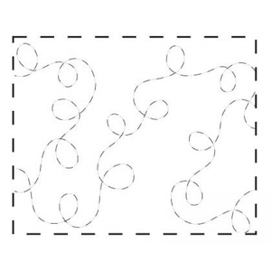 9½" Loops 26' Roll #308 - craft pattern by Quilting Made Easy