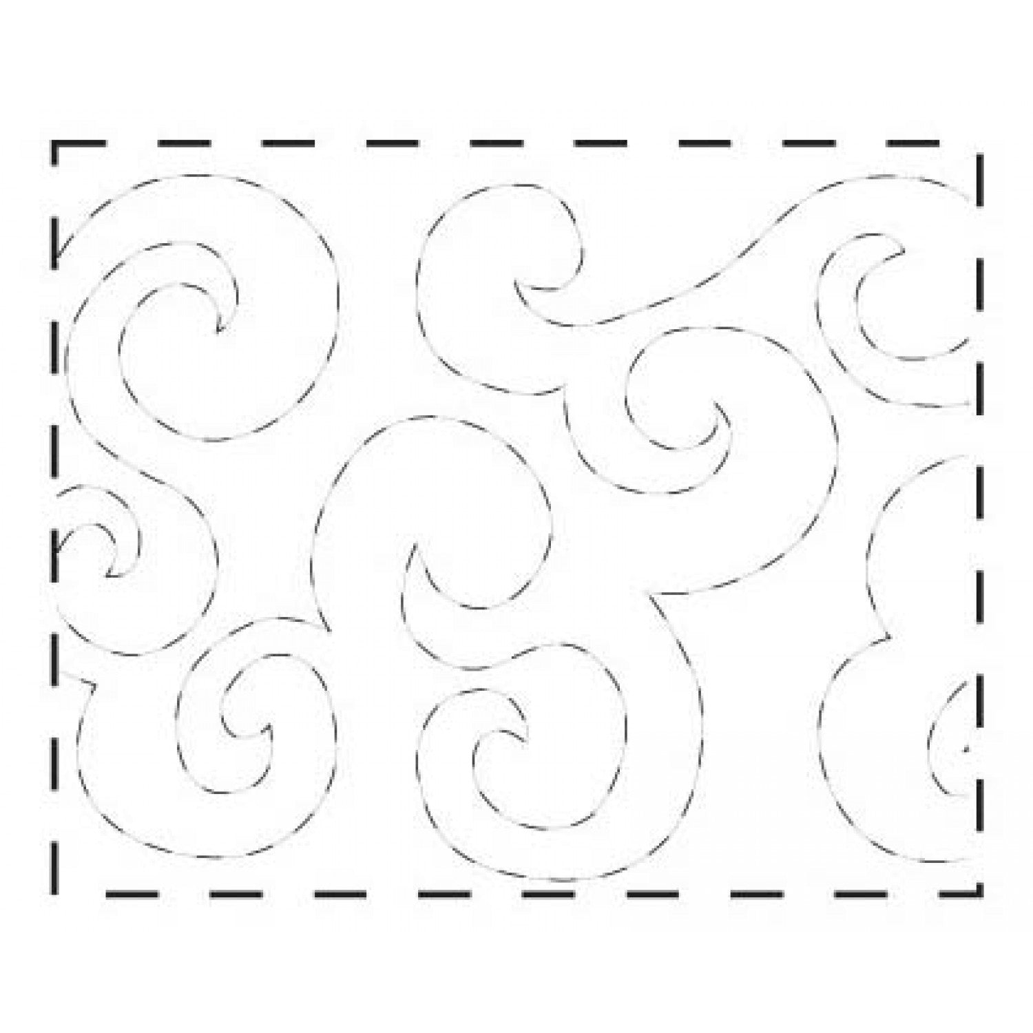 9½" Waves 26' Roll #309 - craft pattern by Quilting Made Easy