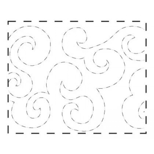 9½" Waves 26' Roll #309 - craft pattern by Quilting Made Easy