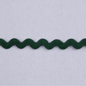 Groves & Banks Ric Rac Trim Forest Green 8mm x 50m