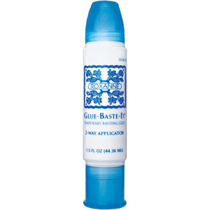 Roxanne International Roxanne's Glue Baste It 1½oz 2 Way Applicator - fabric adhesive and bonding agent