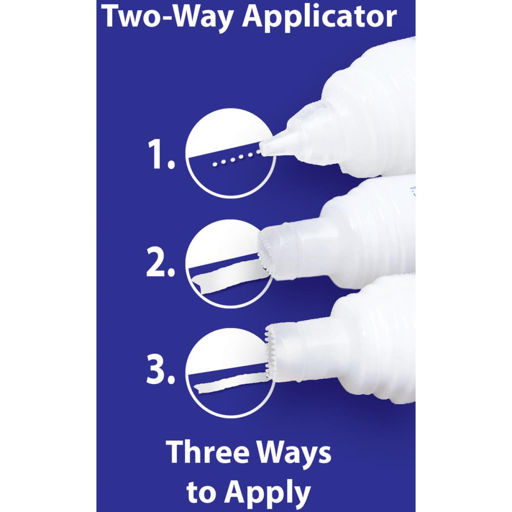 Roxanne International Roxanne's Glue Baste It 1½oz 2 Way Applicator - fabric adhesive and bonding agent - alternate angle