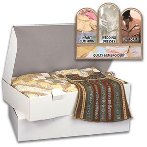 S A Richards Acid Free Quilt Storage Box - detail view