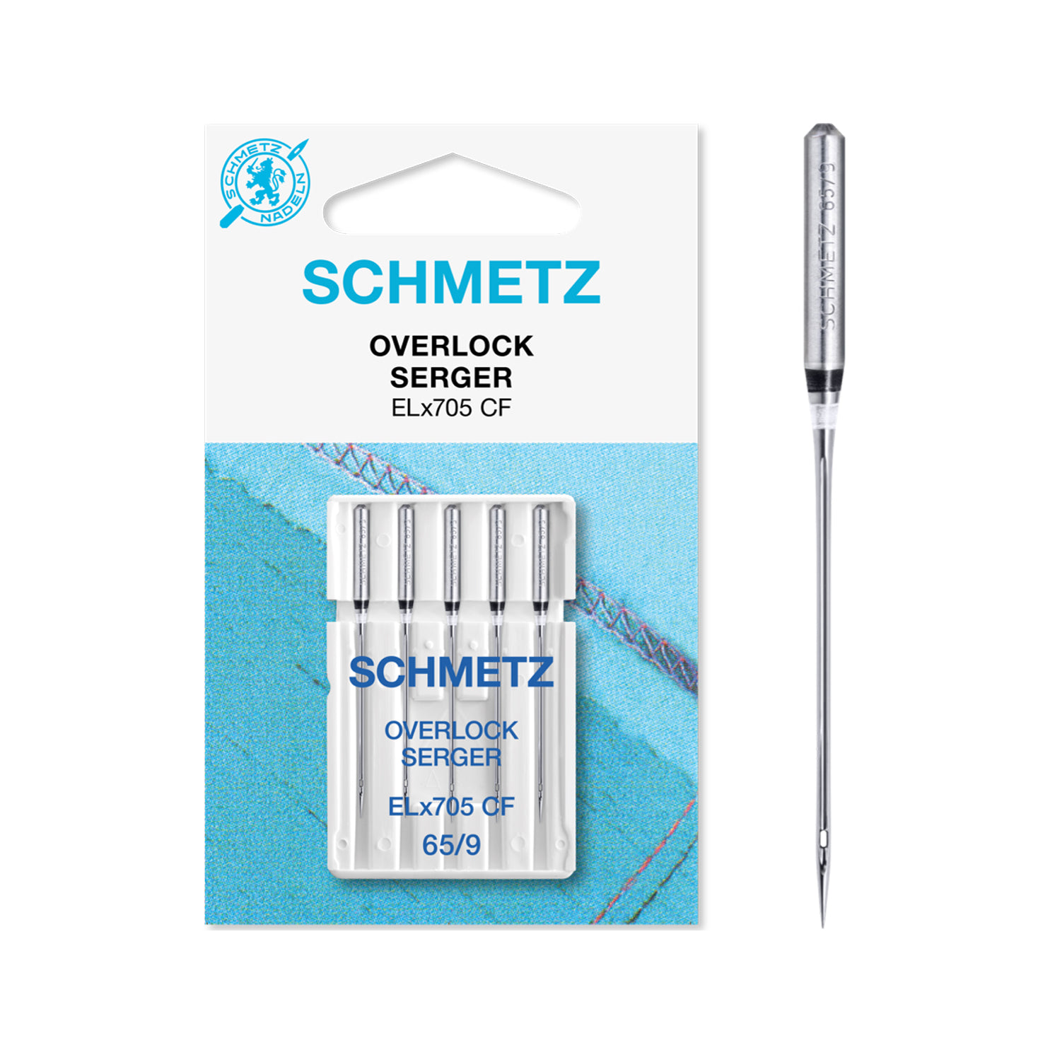 Schmetz Chrome Plated Coverstitch Needles ELx705 - machine sewing needles