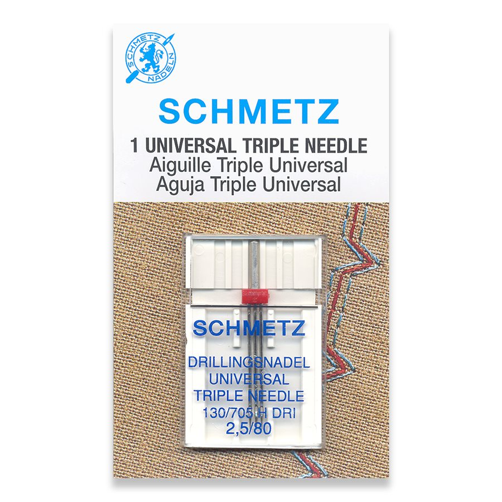 Schmetz Triple Needles - machine sewing needles