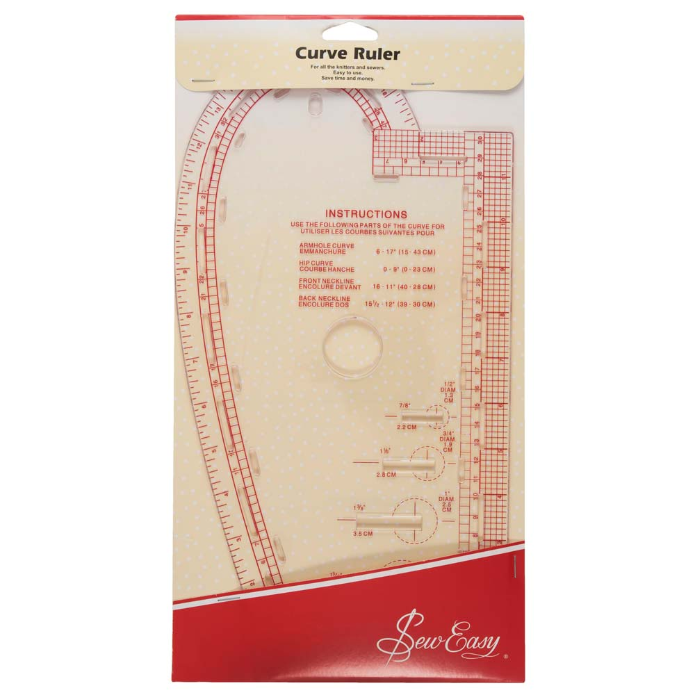 Hemline quilting ruler - acrylic patchwork template