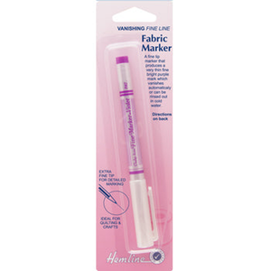 Sew Easy Fabric Marker Vanishing/Air Soluble - Hemline fabric for quilting and patchwork