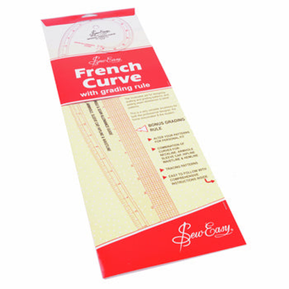 Sew Easy French Curve with Grading Rule - Imperial