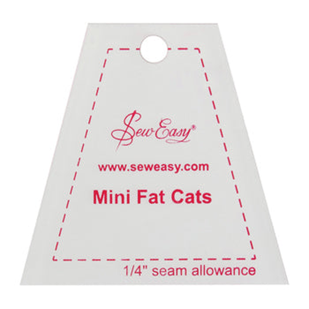 Sew Easy Mini Fat Cats 2½"  Template