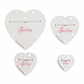 Sew Easy Mini Hearts Template Set - quilting ruler and template - alternate angle