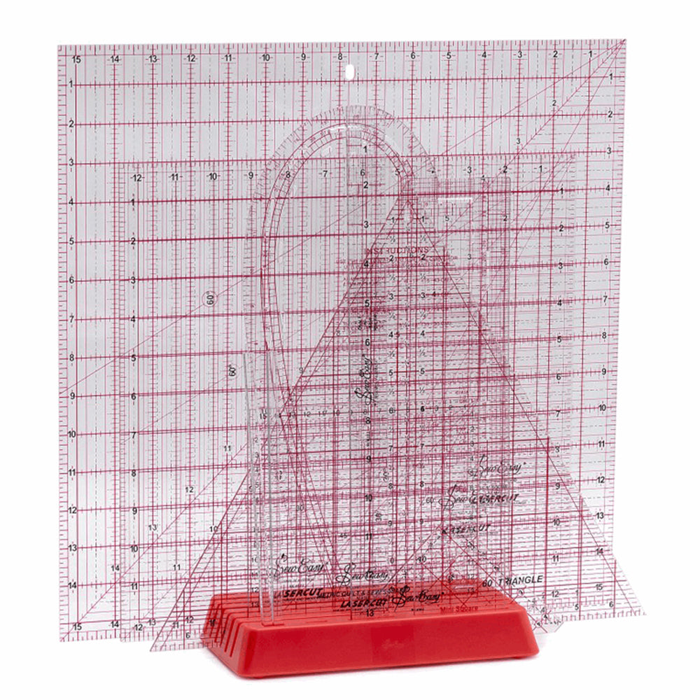 Sew Easy Ruler & Template Organiser - quilting ruler and template - alternate angle
