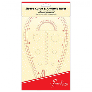 Sew Easy Sleeve Curve Ruler - Metric - quilting template set for patchwork blocks