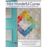 Mini Wonderful Curves Project Book - quilting book by Sew Kind of Wonderful