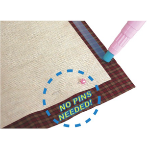 Sewline Temporary Glue Pen Blue - fabric adhesive and bonding agent - alternate angle