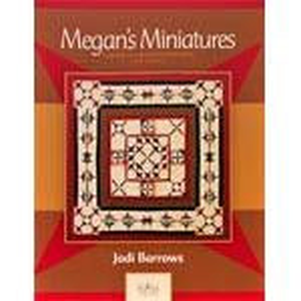 Square In A Square Megan's Minature Pattern Book - quilting book and pattern guide