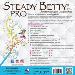 Steady Betty Inc Steady Betty Pro Pressing & Design Boards - sewing and crafts storage bag