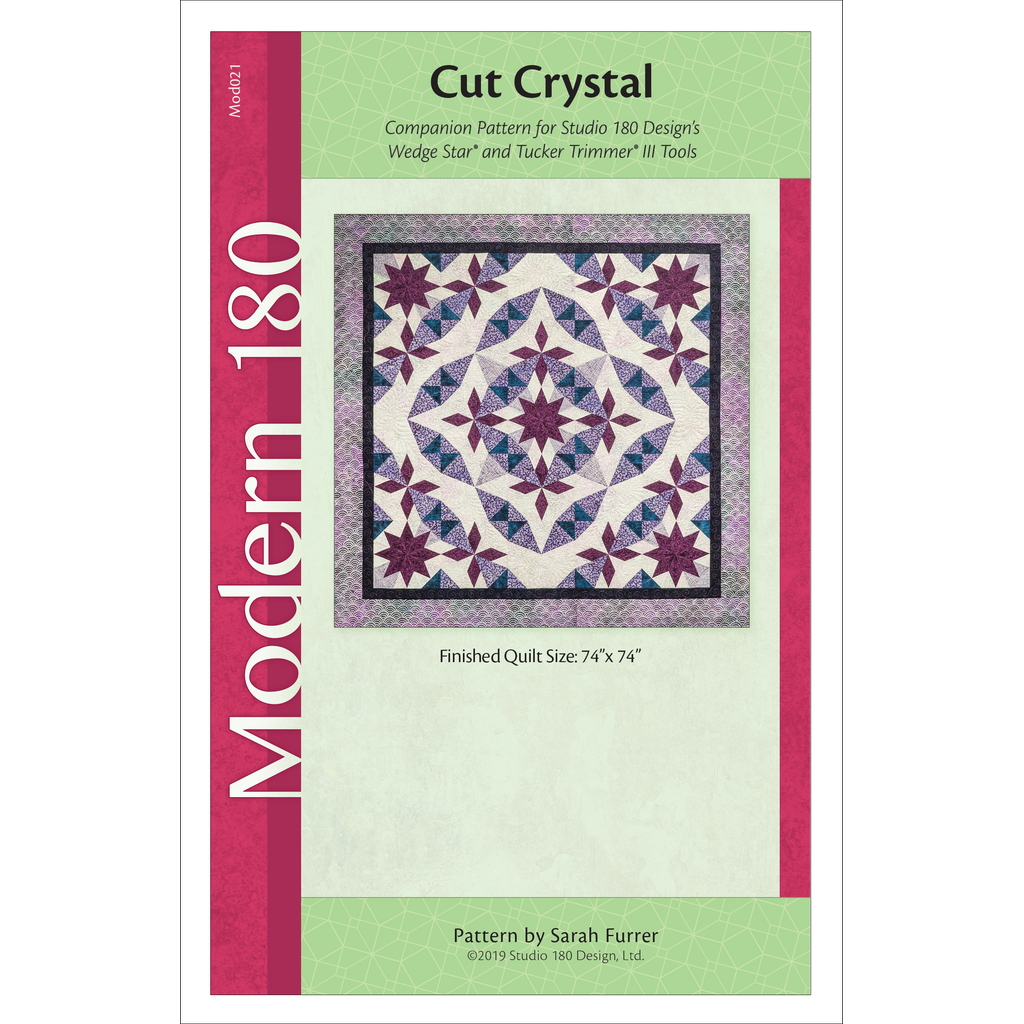Studio 180 Design Studio 180 Cut Crystal Pattern - quilting book and pattern guide