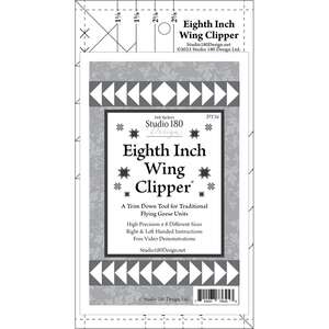 Studio 180 Design Studio 180 Eighth Inch Wing Clipper - quilting ruler and template