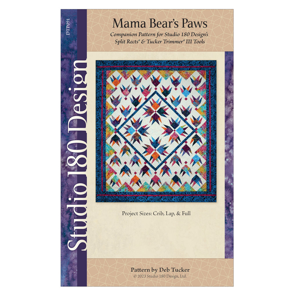 Studio 180 Design Studio 180 Mama Bear's Paws Pattern - quilting book and pattern guide