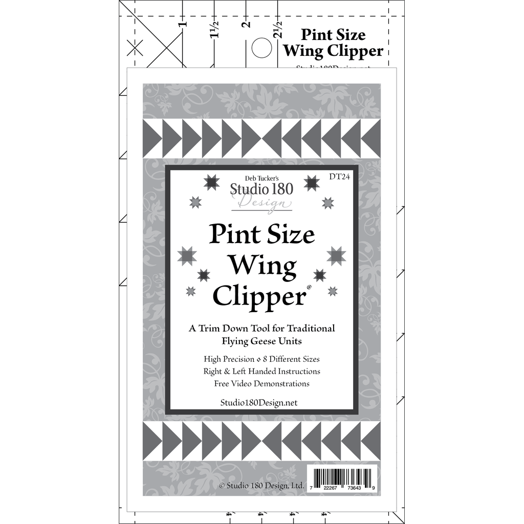 Studio 180 Design Studio 180 Pint Sized Wing Clipper - quilting ruler and template