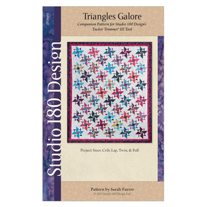 Studio 180 Design Studio 180 Triangles Galore Pattern - quilting template set for patchwork blocks