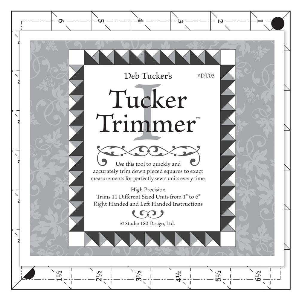 Studio 180 Design Studio 180 Tucker Trimmer I - quilting ruler and template