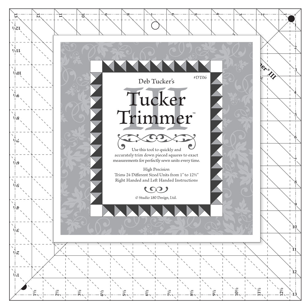 Studio 180 Design Studio 180 Tucker Trimmer III - quilting ruler and template