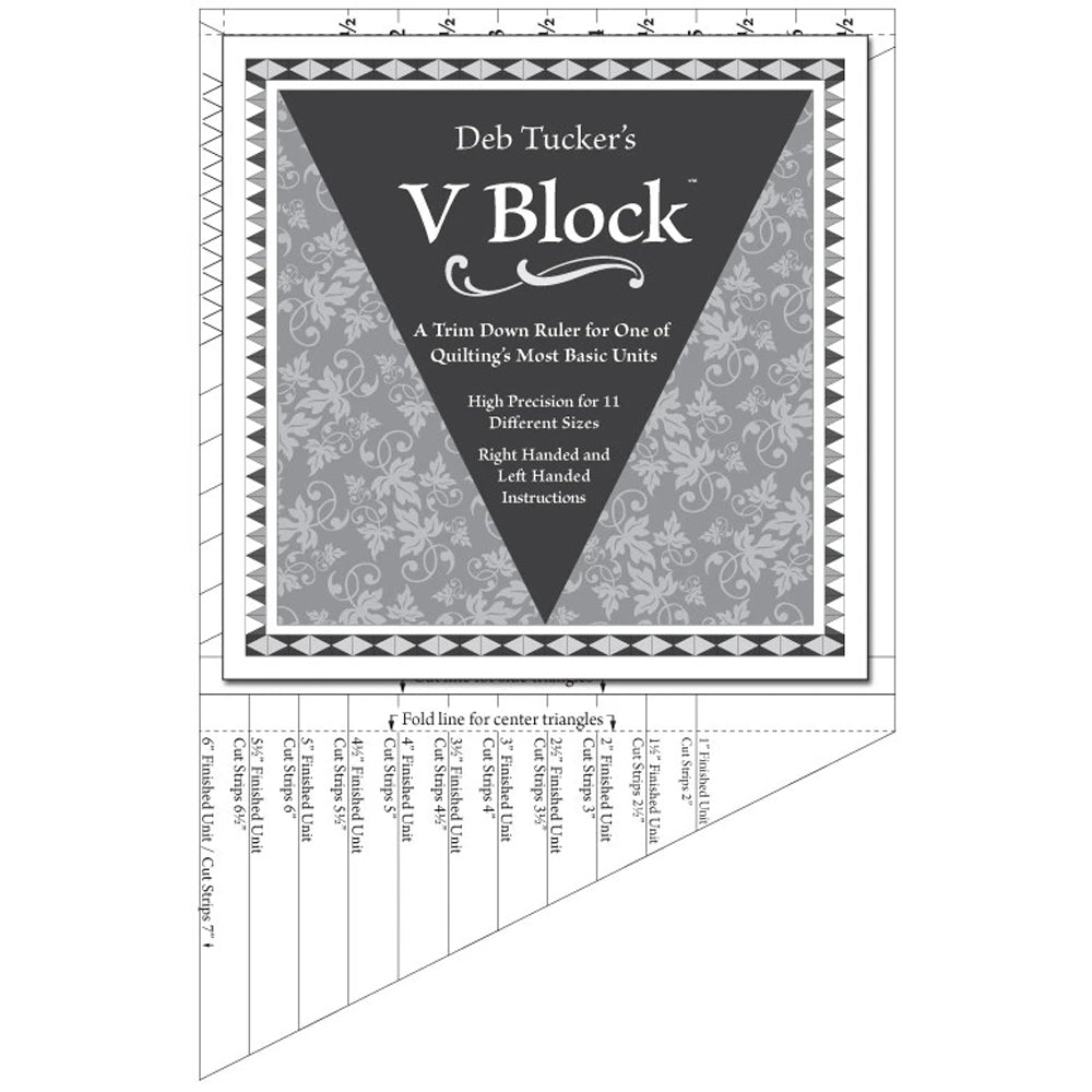 Studio 180 Design Studio 180 V Block - quilting ruler and template