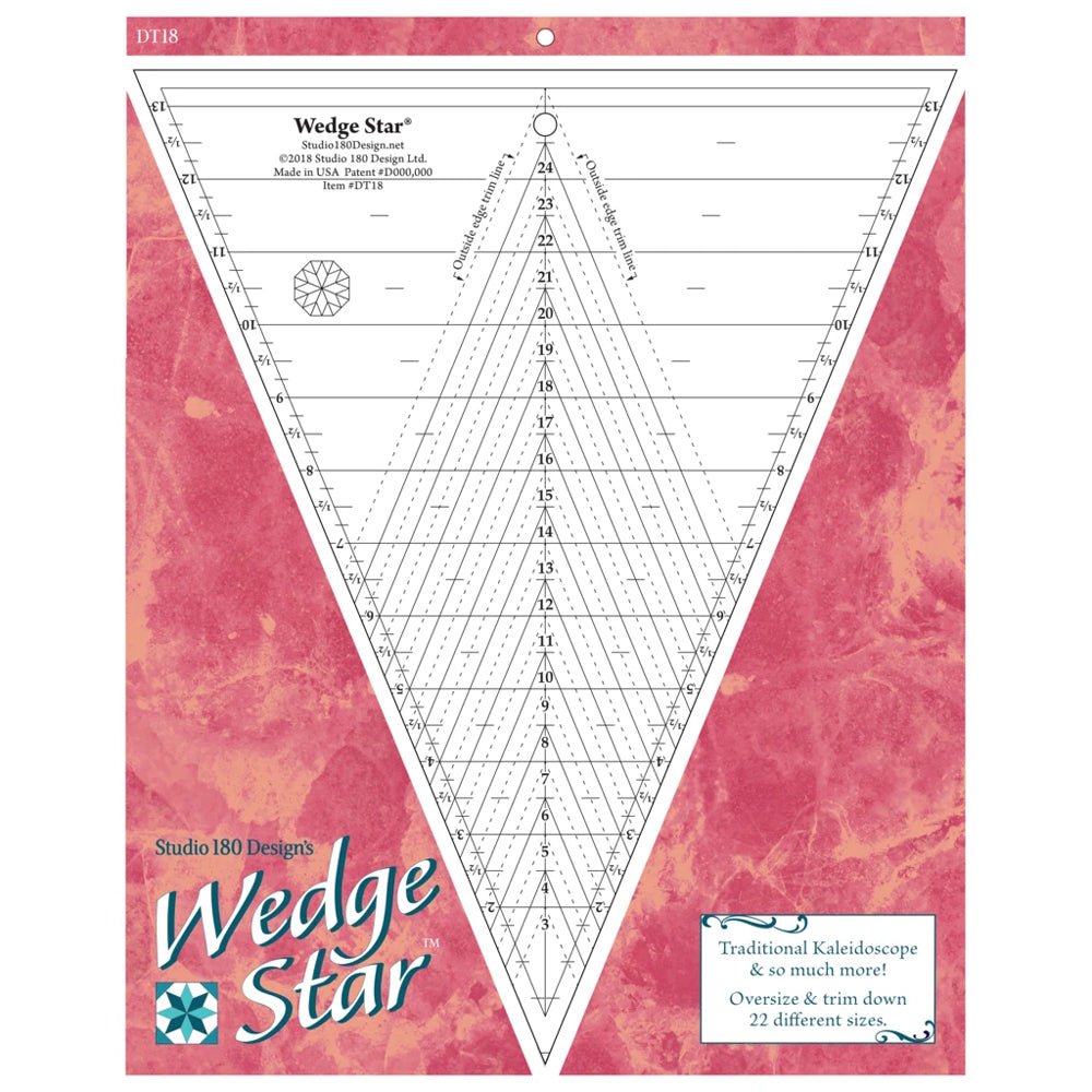Studio 180 Design Studio 180 Wedge Star Tool 45° - quilting ruler and template