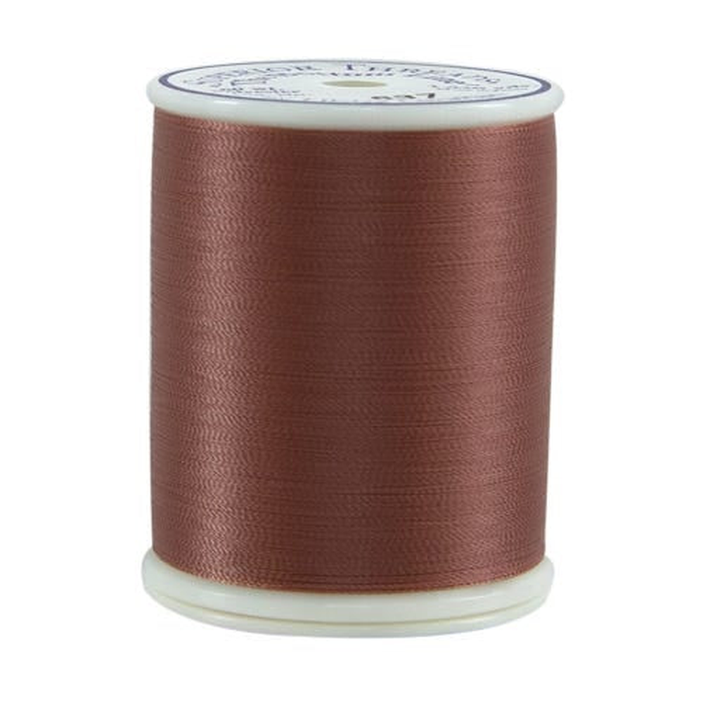 Superior Threads Bottom Line embroidery thread spool in Blush (637) - 60wt 1295m