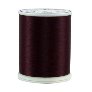 Superior Threads Bottom Line embroidery thread spool in Maroon (626) - 60wt 1295m