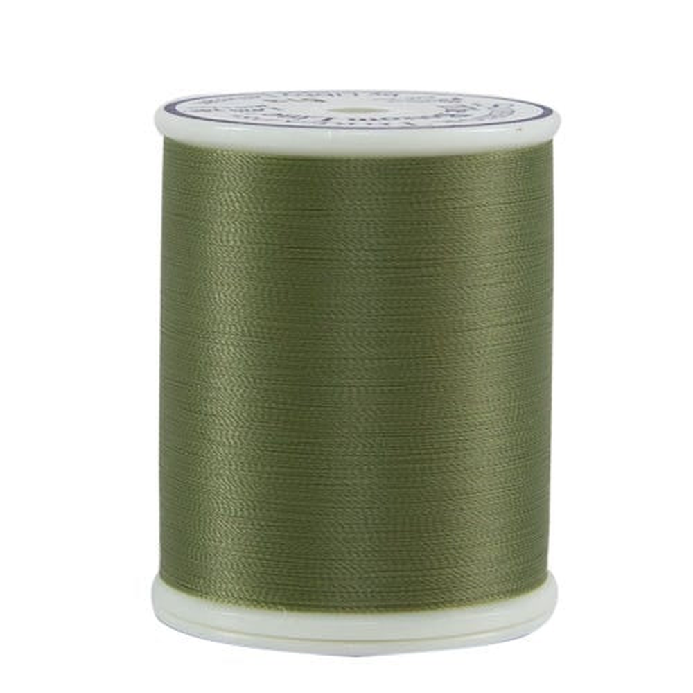 Superior Threads Bottom Line embroidery thread spool in Sage (613) - 60wt 1295m