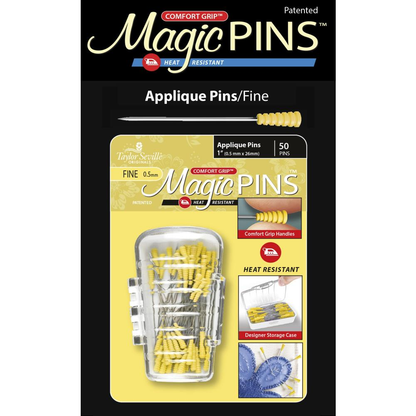 Taylor Seville Magic Appliqué pins, fine - sharp quilting and applique pins