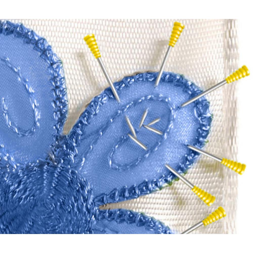 Taylor Seville Magic Appliqué pins, regular - sharp quilting and applique pins - alternate angle