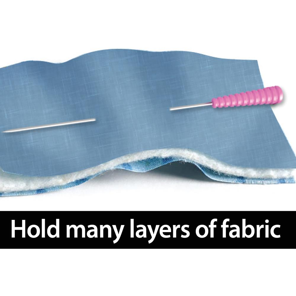 Taylor Seville Magic Extra Long pins, long - sharp quilting and applique pins - alternate angle
