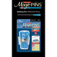 Taylor Seville Magic Quilting pins, regular - sharp quilting and applique pins - detail view