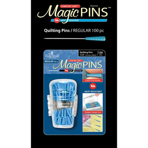 Taylor Seville Magic Quilting pins, regular - sharp quilting and applique pins - detail view