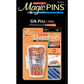 Taylor Seville Magic Fine pins, fine - sharp quilting and applique pins - in use