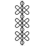Quilting Creations Thimbleberries Stenci 6"x18" Connecting Maze - quilting ruler and template