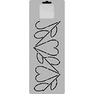 Quilting Creations Thimbleberries 3½" Border Heart quilting stencil - hand and machine quilting template