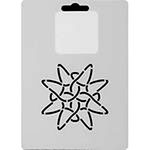 Quilting Creations Thimbleberries 3" Wings quilting stencil - hand and machine quilting template