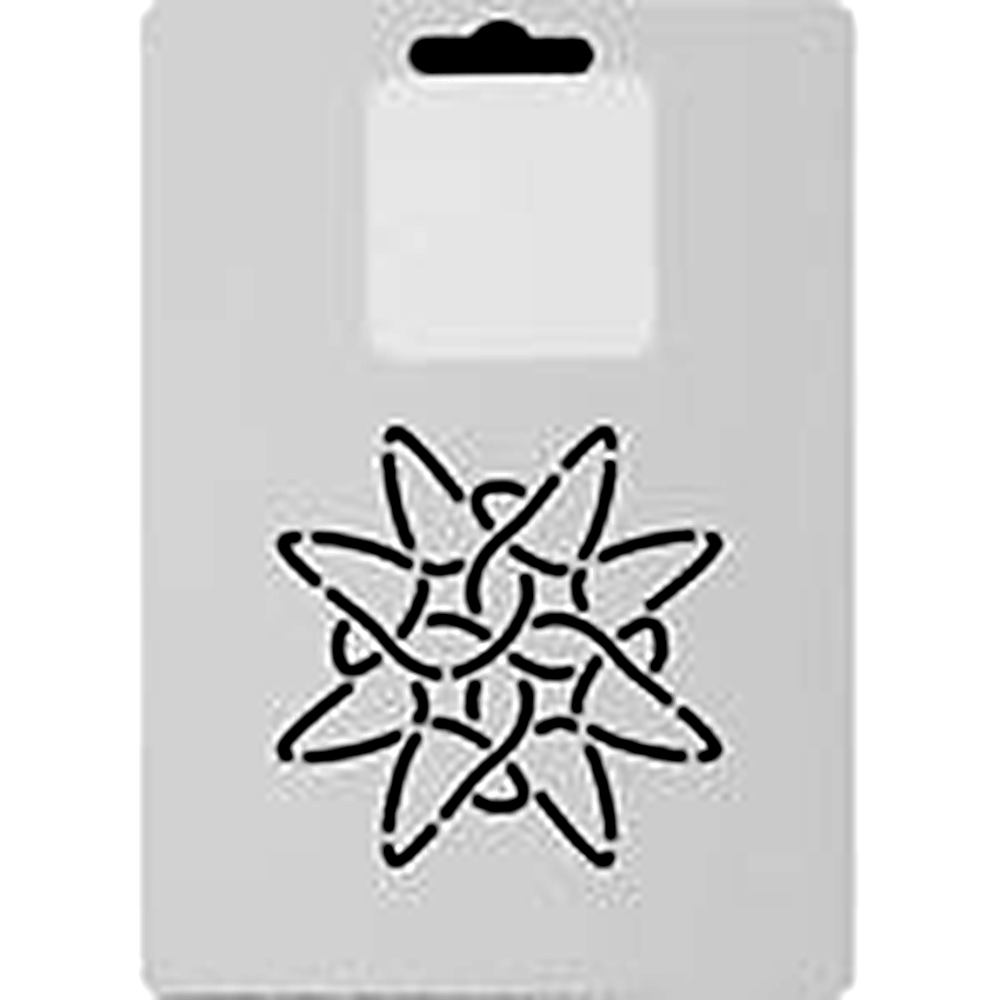 Quilting Creations Thimbleberries 3" Wings quilting stencil - hand and machine quilting template