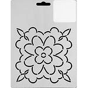 Quilting Creations Thimbleberries 5" Floral Burst quilting stencil - hand and machine quilting template