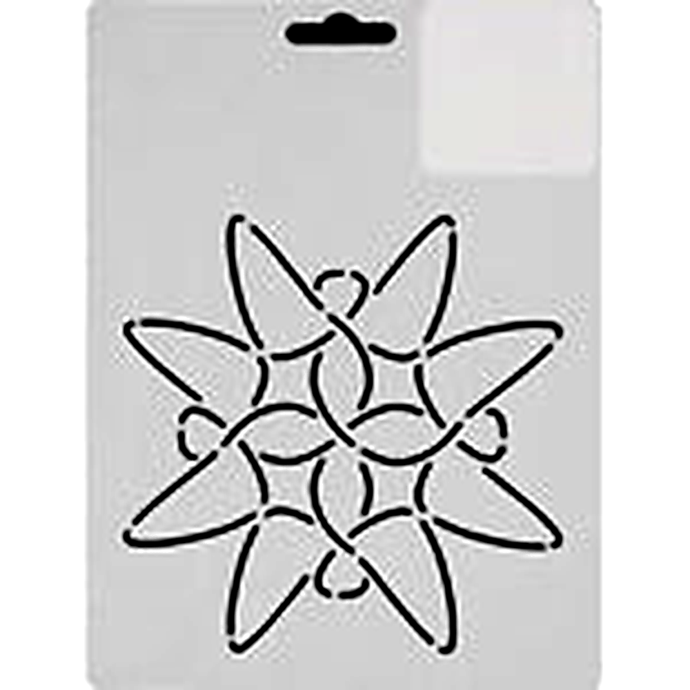 Quilting Creations Thimbleberries 5" Wings quilting stencil - hand and machine quilting template