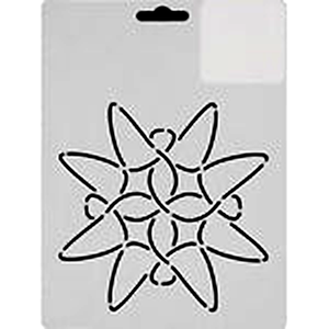 Quilting Creations Thimbleberries 5" Wings quilting stencil - hand and machine quilting template