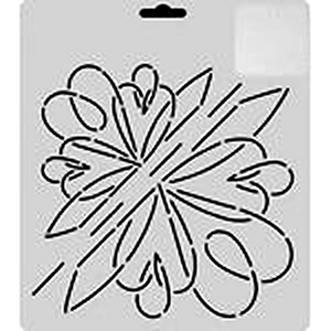 Quilting Creations Thimbleberries 7" & 9" Corner Hearts quilting stencil - hand and machine quilting template