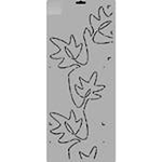 Quilting Creations Thimbleberries 7" Leaf Sketch quilting stencil - hand and machine quilting template
