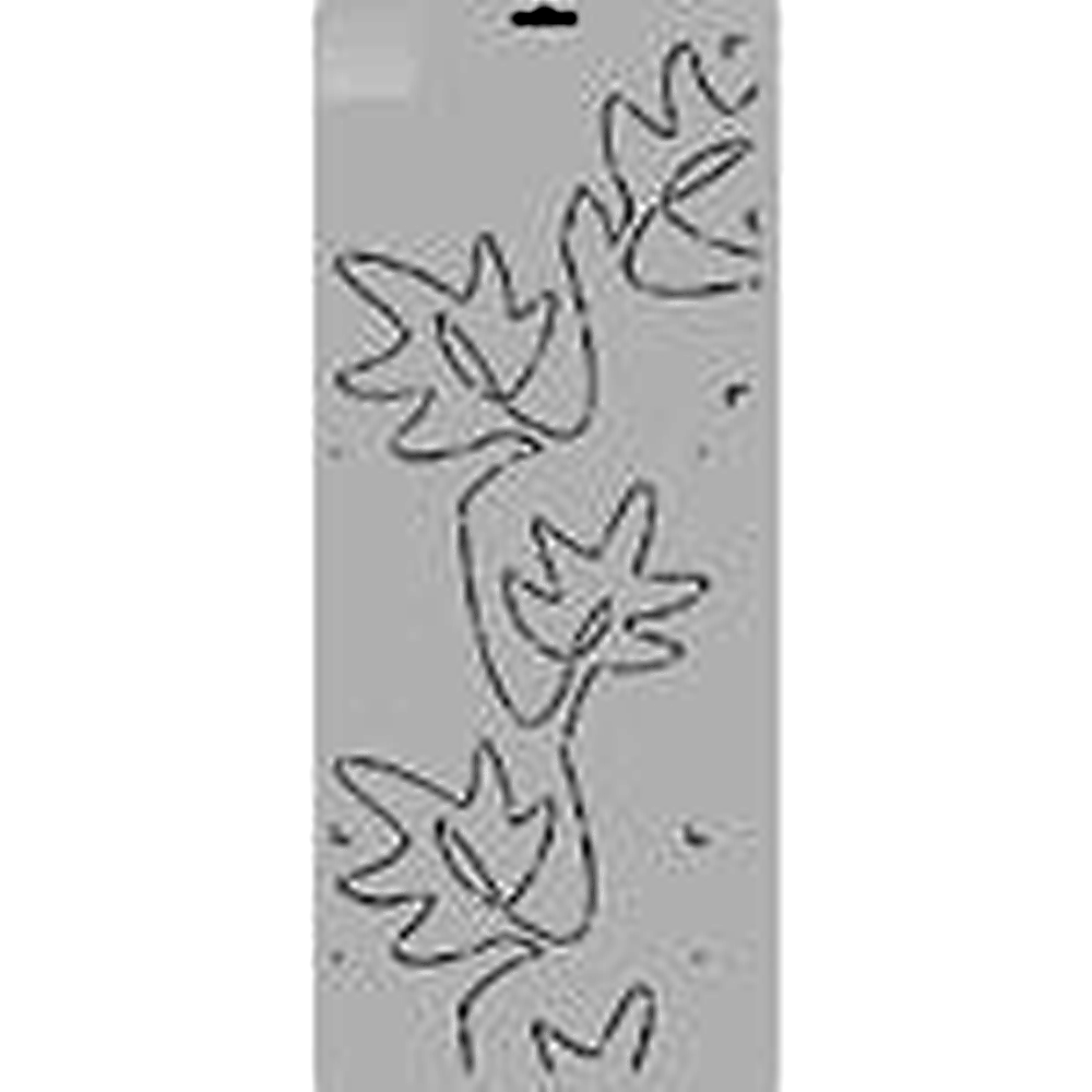 Quilting Creations Thimbleberries 7" Leaf Sketch quilting stencil - hand and machine quilting template