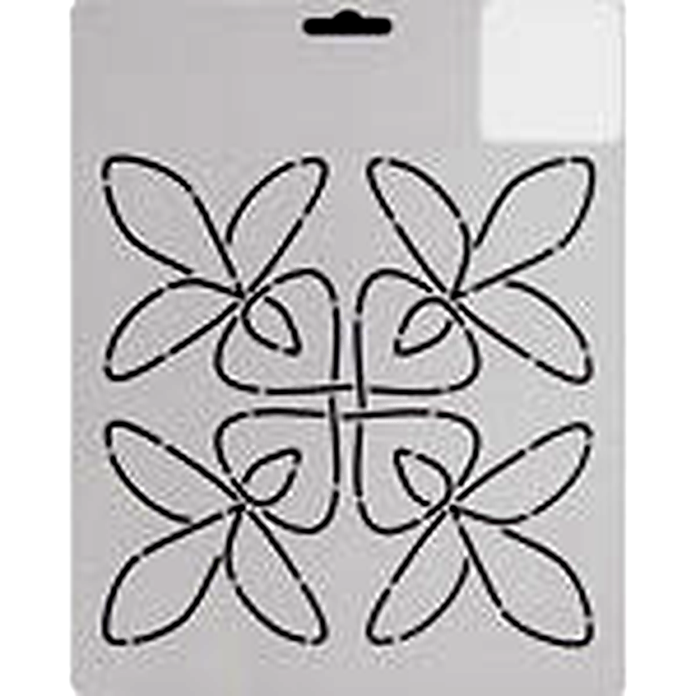 Quilting Creations Thimbleberries 7" Radish quilting stencil - hand and machine quilting template